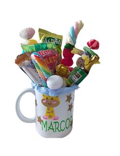 TAZA CON GOLOSINAS