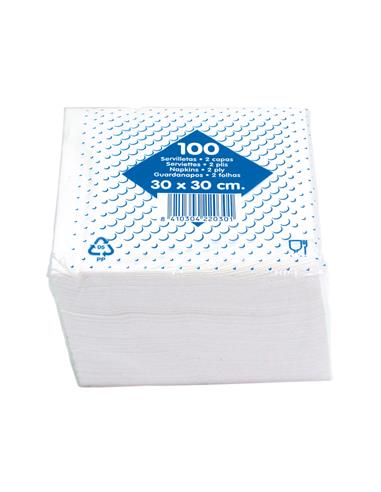 SERVILLETAS 30x30 100 Unds.