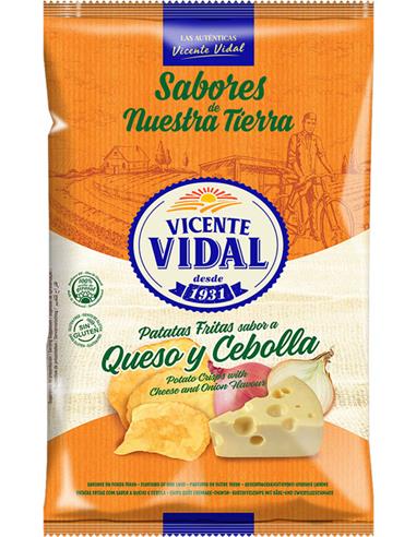 PAPAS VIDAL QUESO Y CEBOLLA 100 GRS