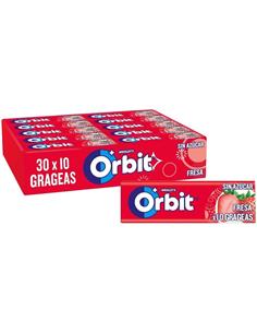 CHICLE ORBIT FRESA 30 UNDS